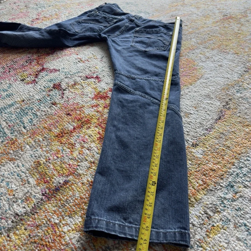 Y2K 2000s Armani Exchange Multipocket Utility Denim Jeans Size 34